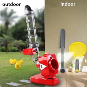 COYDOY儿童网球户外玩具亲子互动家庭休闲运动2进1自动网球和棒球服务器
