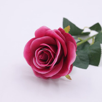 Bunga Mawar Sutra Valentine, Mawar Buatan Grosir untuk Dekorasi Pernikahan, Centerpiece Bunga Buatan, Rangkaian Bunga