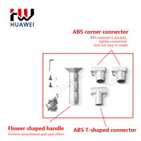 HUAWEI Garde-robe Lifter Amortisseur Tampon Rail Tige de Placard pour Armoire Chambre Quincaillerie Garde-robe Hydraulique Accessoires