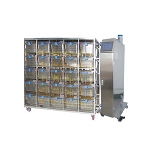 Laboratorio de IVC jaula de ratón, rata de laboratorio y Guinea cerdo IVC jaula pantalla táctil IVC sistema de 30 de las jaulas - Product Image 1