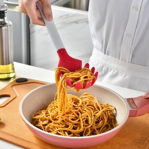 Compact Stacking <b>Silicone</b> Kitchen Utensils <b>Tool</b> Set with Magnetic Storage Stand BPA Free Spatulas Sets of 6 Pieces - Product Image 2