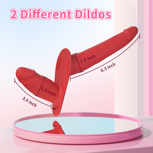 Cuero lesbiana <span class=keywords><strong>Strapon</strong></span> <span class=keywords><strong>doble</strong></span> consolador bragas lesbianas juguetes sexuales mujer <span class=keywords><strong>doble</strong></span> penetración Correa en consolador para pareja - Product Image 4