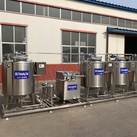 Usine de pasteurisateur de lait de chèvre de dinde 100l machine de processus de lait et de fromage laitier à petite échelle