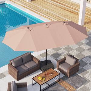 Paraguas comercial Patio cuadrado de lujo Ombrelloni Da Giardino Patio Paraguas Perfecto para jardín, piscina y patio trasero - Product Image 6