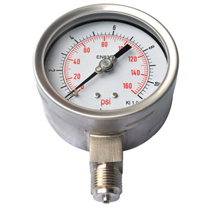 स्टेनलेस स्टील सेनेटरी उद्योग के लिए दबाना प्रकार डायाफ्राम दबाव नापने का यंत्र - Product Image 3