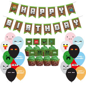 <span class=keywords><strong>Pixel</strong></span> Wars-globos con temática de fiesta, decoración de fiesta de cumpleaños, tarjeta de pastel para niños y niñas, Baby Showers - Product Image 2