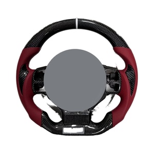 Volant en cuir perforé personnalisé en fibre de carbone 2022 pour les modèles Lexus NX GX GS ES IS RX 350 IS250 RC300 RC350 ES250 - Product Image 1