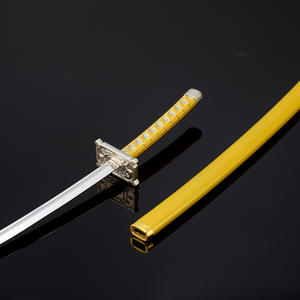 Espada Samurai de 26 cm de <span class=keywords><strong>Coyote</strong></span> Starrk de Bleach Anime, Modelo Coleccionable de Alta Calidad, Artesanía de Metal Completo, Espada de Juguete Personalizada - Product Image 5