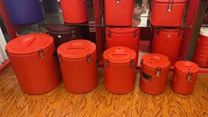 Thép Không Gỉ Chất Lượng Cao Cách Điện Nhiệt Thùng Công Suất Lớn Hộp Lưu Trữ Thực Phẩm Ấm Hơn 3Pcs Set - Product Image 6