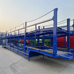 Haute qualité Style européen 2 essieux 3 essieux 6/8/10 Bits voiture Double pont Transport voiture transporteur camion Semi-<span class=keywords><strong>remorque</strong></span> - Product Image 4