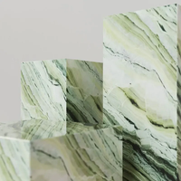 Stonekocc 30*30 * H45/70/80CM Base minimaliste luxe pierre Jade nuage vert marbre socle Simple Table basse hôtel décor à la maison