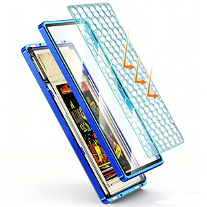Tour CNC personnalisé OEM, boîtier de carte en métal pour usinage de fraisage, résistant aux UV et aux rayures pour cartes de grande valeur - Product Image 2