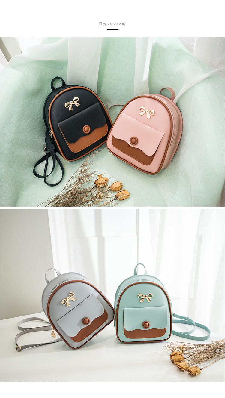 Korean Style Mini Backpack Multi-Functional Waterproof