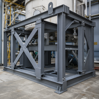Ensamblaje de Estructura Modular de Acero OEM Personalizado |   Fabricación de Acero Soldado de Alta Resistencia para Sistema de Estructura Modular de Máquinas