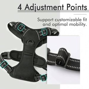 Free Sample <b>Dog</b> <b>Harness</b>, No-Pull Pet <b>Harness</b> with 2 Leash Clips, <b>Reflective</b> No-Choke Pet Oxford Vest with Easy Control Handle - Product Image 4