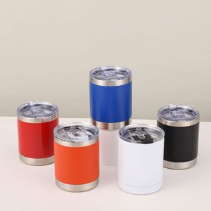 Vasos de Acero Inoxidable de 14 oz para Sublimación, con Asa y Tapa, Aislados, Blancos, para Agua, Té, Vino, a Prueba de Fugas, Paquete al por Mayor - Product Image 1