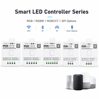Controlador LED RGB IoT SP533E de 3 Canales PWM, DC 5-24V, con WiFi, Bluetooth, RF y Control por Voz Inteligente