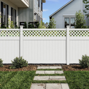 Recinzione in WPC Stile Resort Tropicale con Motivo Bambù, Colori Vivaci, Modellazione 3D Inclusa per Decorazione di Ville e Giardini Fronte <span class=keywords><strong>Mare</strong></span> - Product Image 1