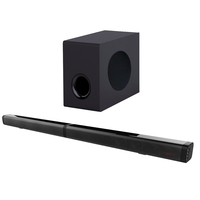 2.1CH TV Rumah Nirkabel Soundbar Dilepas BT V5.0 Speaker HiFi 3D Stereo Pasif Kuat Subwoofer Dukungan AUX Optik RCA USB
