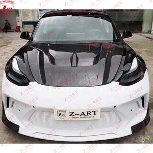 Z-ART PRIME-X ชุดบอดี้ V2สำหรับ Tesla <span class=keywords><strong>3</strong></span>บัมเบิร์นปรับโฉมสำหรับรุ่น<span class=keywords><strong>3</strong></span>คาร์บอนไฟเบอร์ aerokit ลิปสปอยเลอร์ชิ้นส่วนอัพเกรด - Product Image 5