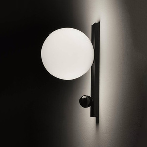 Lampe murale en fer forgé minimaliste nordique, design postmoderne, créative, couloir, verre, chambre à coucher, lampe de chevet pour usage domestique - Product Image 3