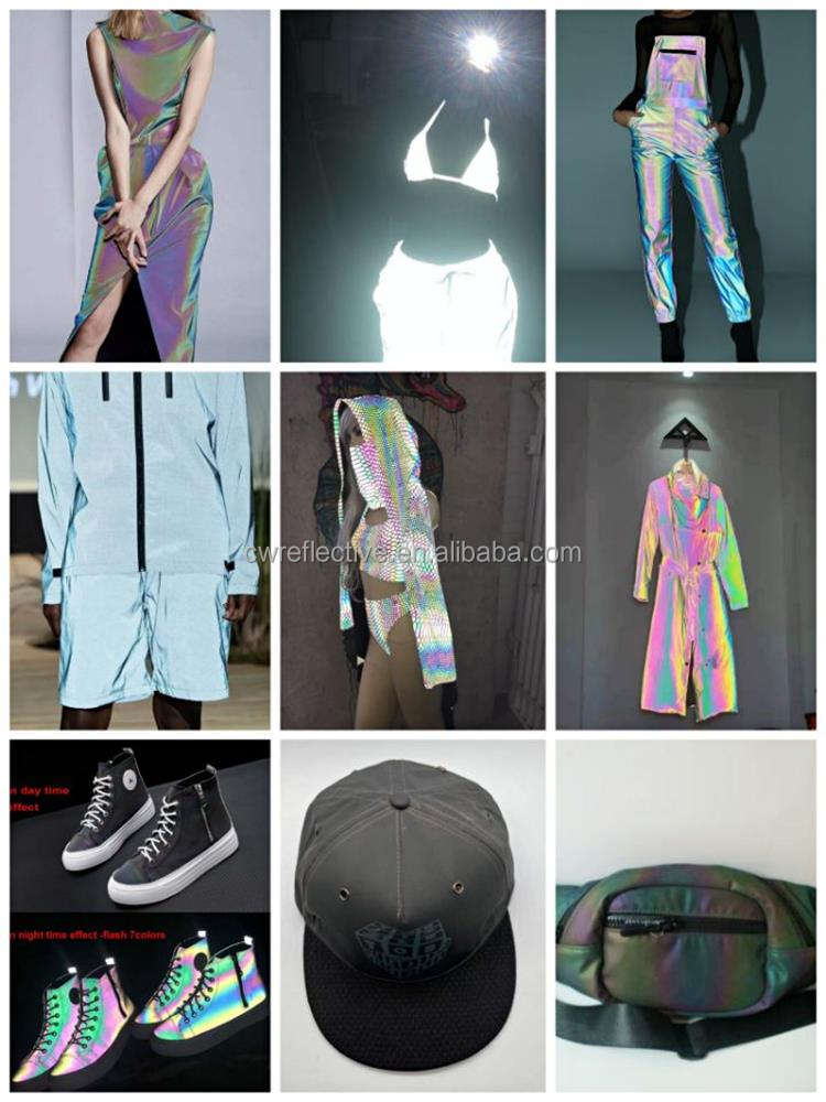 Hohe sichtbarkeit weiche farbe grau 100% retro reflektierende