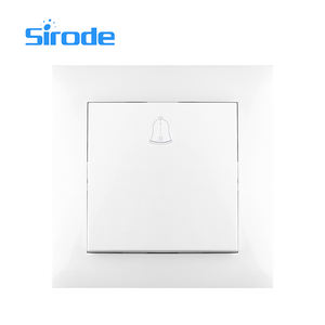 Sirode serie 9202 europeo Standard 250V sicuro moderno colore grigio 1 banda 1 vie interruttori e prese per la luce <span class=keywords><strong>a</strong></span> parete elettrica per la casa - Product Image 4