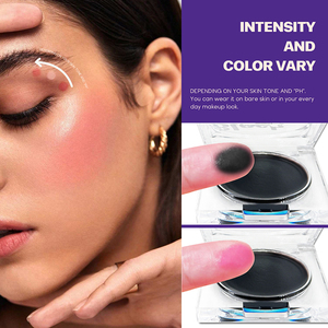 Black Magic Blush Cream se puede usar en mejillas y labios Etiqueta privada PH Color Changing Blush Cream - Product Image 4