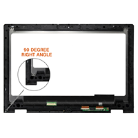 شاشة لمس LED LCD عالية الدقة مع إطار لهاتف ديل إنسبايرون 13 7348 7347 P57G