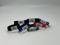 Pulseras Reutilizables Inteligentes con Chip RFID NFC 215, Pulsera Elástica Tejida NXP 213/215/216 para Eventos