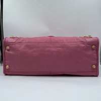 Sacs à main d'occasion en gros |   Sac bandoulière classique rose pour moto |   Sac à main vintage chic et mignon, à porter à l'épaule