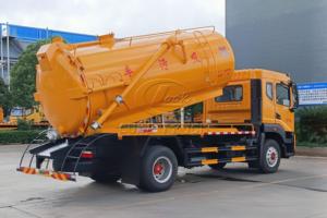 รถบรรทุกดูดสิ่งปฏิกูล Dongfeng D9 ขนาด 13500 ลิตร แบบ 4x2 พร้อมตัวเลือกปั๊มสุญญากาศหลายแบบ สำหรับเก็บอุจจาระและน้ำเสีย สำหรับส่งออก - Product Image 2