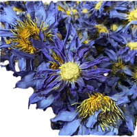 Thé aux fleurs de lotus bleu du Yunnan, thé aux fleurs séchées, 0,5 kg, emballage sous vide, feuilles en vrac, qualité supérieure
