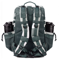 Sac à dos tactique Trailpop avec logo personnalisé, boucle à dégagement rapide, résistant, capacité de charge élevée, équipement de patrouille, 45L