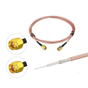 Câble coaxial <span class=keywords><strong>RG316</strong></span> personnalisé avec connecteurs SMA droits/en angle droit, adaptateurs dénudés/MHF1/<span class=keywords><strong>U</strong></span>.FL/N/BNC/TNC/SMB, impédance 50 ohms - Product Image 1