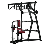Équipement commercial de rangée élevée latérale ISO Machine de gymnastique chargée par plaque populaire presse arrière de musculation de haute qualité pour l'entraînement