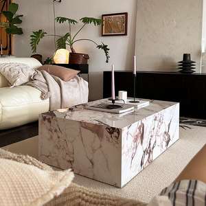 JINS Bloc de base en pierre brûlée pour alto nordique moderne de luxe et de qualité bon marché Grand café - Product Image 5