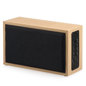 New Fabric Net Wooden Wireless Speaker Boombox Bluetooths Speaker With Low Price