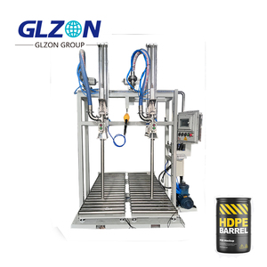 Machine de remplissage automatique de fûts en HDPE, machine de remplissage de liquides |   Machine de remplissage d'huile pour fûts en polyéthylène haute <span class=keywords><strong>densité</strong></span> (HDPE) - Product Image 1