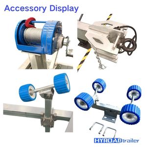 <span class=keywords><strong>Remolque</strong></span> <span class=keywords><strong>para</strong></span> Barcos Pequeños <span class=keywords><strong>de</strong></span> Eje Único Galvanizado en Caliente Hyroad, 6760*2200 mm, Capacidad <span class=keywords><strong>de</strong></span> Carga <span class=keywords><strong>de</strong></span> 1500 kg, Rodillos Ajustables - Product Image 6