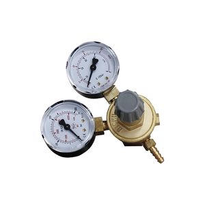 TTAKE Gas Regulator for Semi Professional Use <b>Welding</b> Accessories 0-10 Bar Dual Gauge Brass Body Made in Italia - Product Image 1