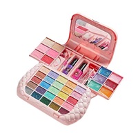 Ensemble de maquillage pour enfants, pour filles, jeu de déguisement, vernis à ongles, étui portable, jouet cosmétique, fabriqué en Chine, boîte colorée