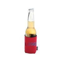 Manchons isothermes pliables en néoprène 3 mm avec logo personnalisé pour canettes ou bouteilles de 330 ml ou 375 ml, avec décapsuleur - OEM/ODM