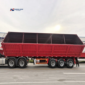 <span class=keywords><strong>Remorque</strong></span> à benne <span class=keywords><strong>basculante</strong></span> latérale 3 <span class=keywords><strong>essieux</strong></span> 60 tonnes avec cylindre <span class=keywords><strong>hydraulique</strong></span> pour le charbon et la pierre - Product Image 5