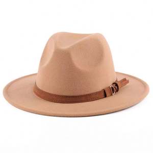 Chapeau de pêcheur en laine double face pour femmes, chapeau d'hiver tendance pour l'extérieur - Product Image 1