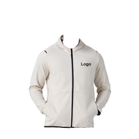 Blouson Bomber Décontracté pour Homme en Toile Hiver, Col Mandarin Crocheté, Lavé, Fermeture Éclair, Coupe-Vent, à Capuche, Léger et Respirant