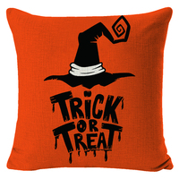 Taies d'oreiller décoratives Halloween Housses de coussin de la Toussaint pour la décoration intérieure Citrouilles et chauves-souris Offre Spéciale livraison directe