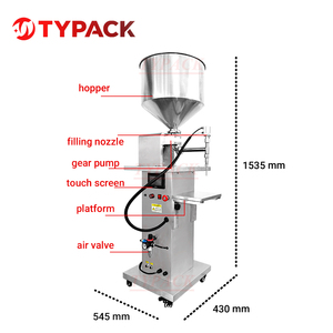 Taiyang Tự động bơm bánh răng nhớt làm đầy chất lỏng máy đóng nắp cho món ăn xà phòng kính chắn gió máy giặt chất tẩy rửa chất lỏng handsanitizer - Product Image 3