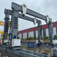 Portique hydraulique modulaire portable à portée réglable de 500t/élévateur de portail/grue