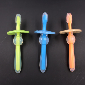 Cepillo de dientes de silicona para niños con disco de seguridad para uso doméstico 18.70g SLC003 - Product Image 3
